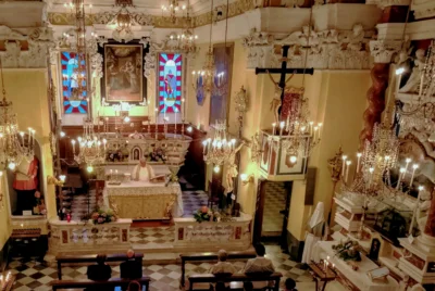 Miniatura: Interno dell'Oratorio del Gonfalone